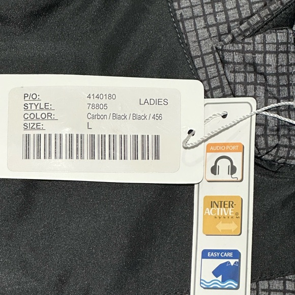 Women's Water-Resistant Jacket - Black - Picture 5 of 5